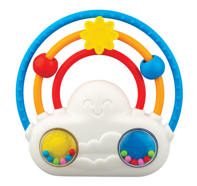4M Glow 'N Slide Rattle with Melodies - Rainbow