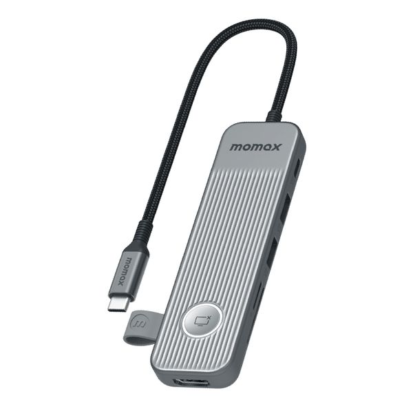 Momax DH17E OneLink 7-in-1 Multi-Fuction USB-C Hub Space Grey