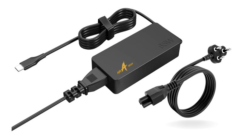 USB-C Laptop AC Charger Adapter 65W ( Compatible with HP Laptop Type-C )