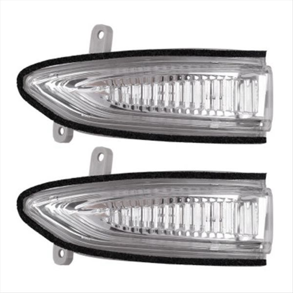 2 Pcs Car Rearview Mirror Light Turning Light Compatible with Nissan