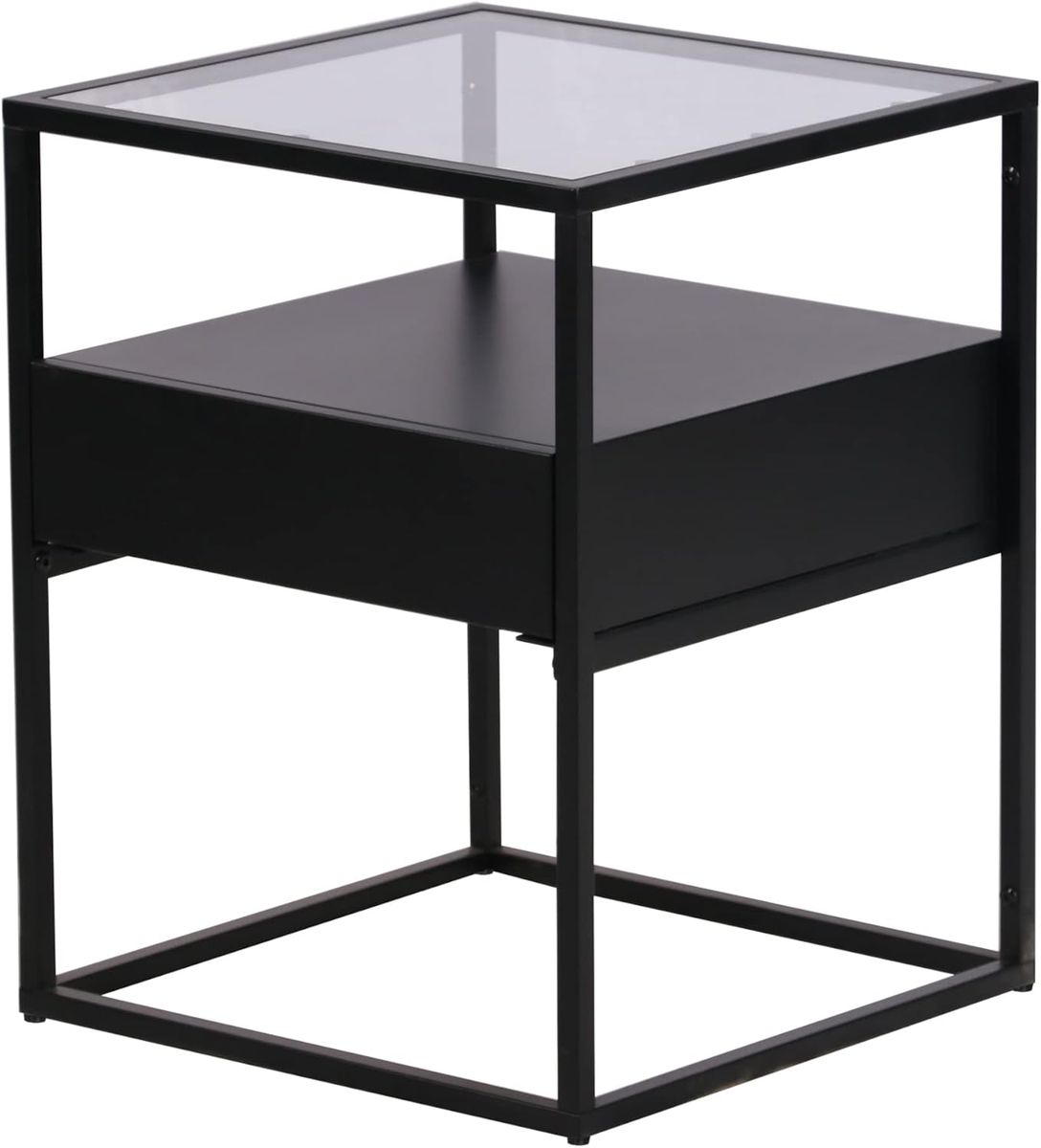 Athens Side Table - Black - Fine Living