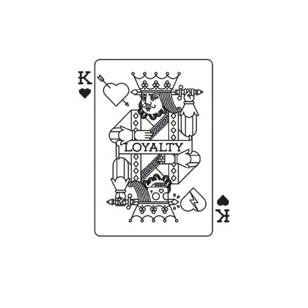 th-INK Semi-Permanent Tattoo kit - King of Spades - 80x110mm