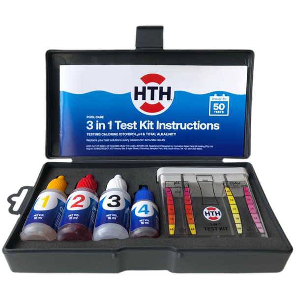 HTH - 3 In 1 Test Kit
