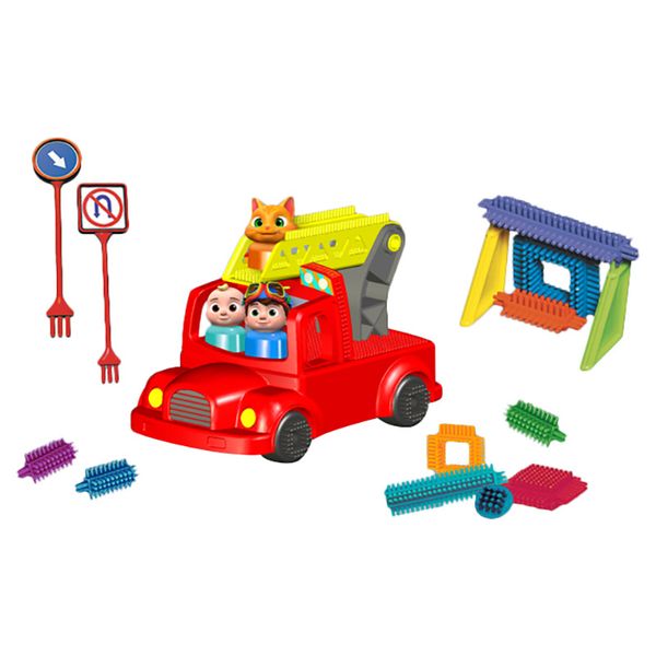 Cocomelon Fun Bricks Fire Truck