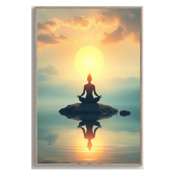 Higher Self Meditation Religious Wall Art