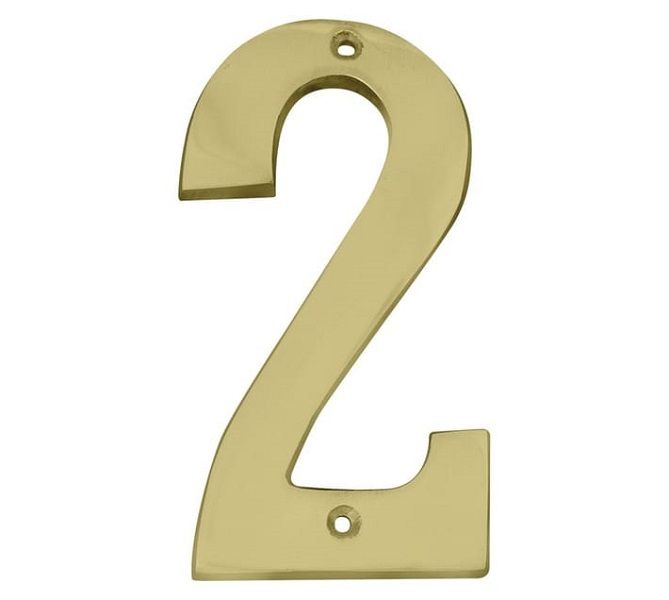 Number 2 - Brass 76 x 1.2mm