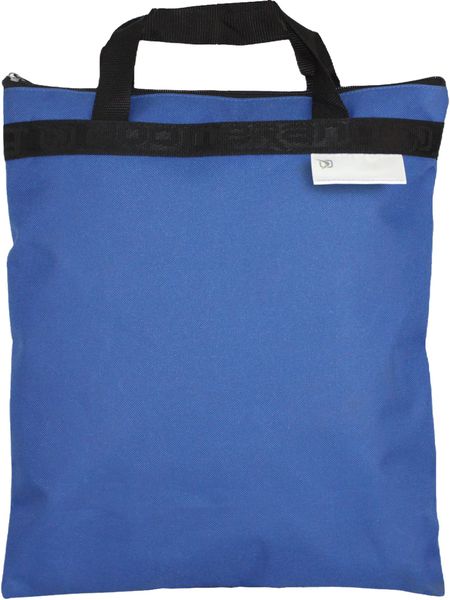 A4 Boomerang Upright Xbag Polyester Book Bag with Handles S-8001 Royal