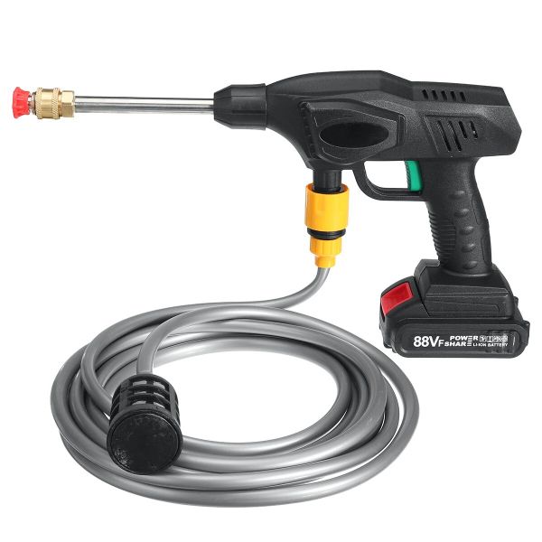 Portable High Pressure Water Gun Machine with 1500Mah Lithium Battery