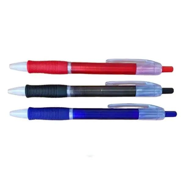 6 Piece Grippy Ballpoint Pens (Pack of 10)