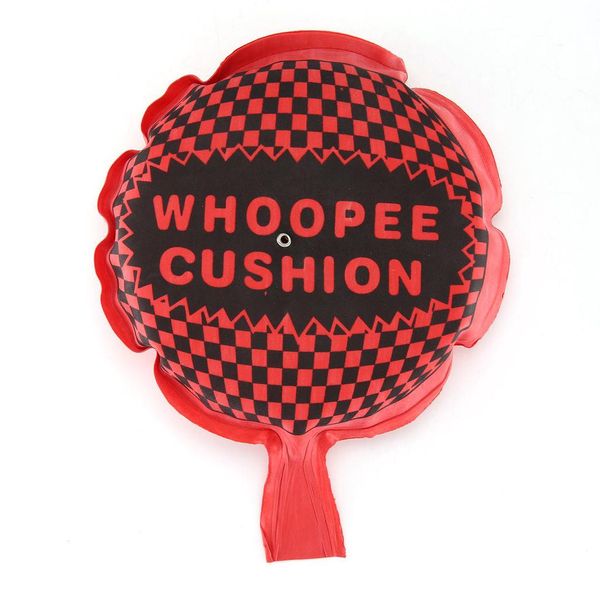 Self-Inflation Whoopee Cushion (16cm x 16cm) Red