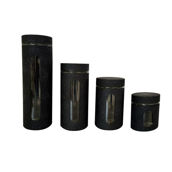 DH - Storage Canister Set with Viewing Window - 4 Pieces