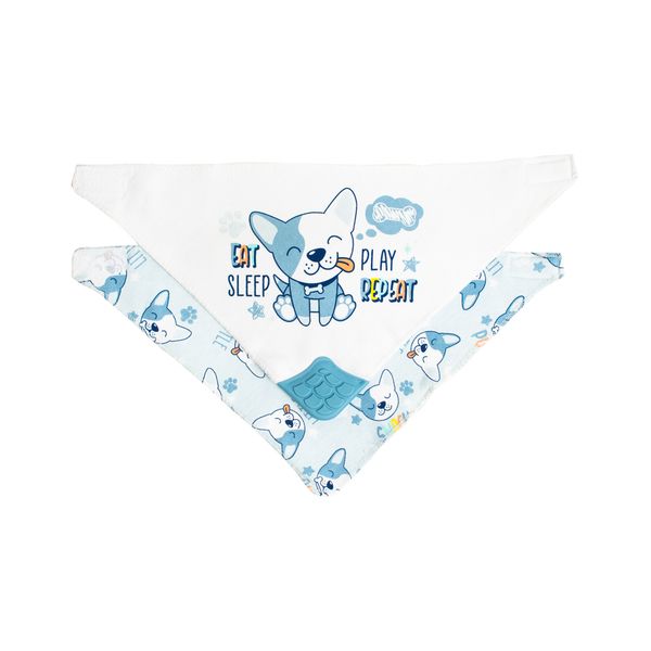 Baby 2 Pack Bandana Teether Bib