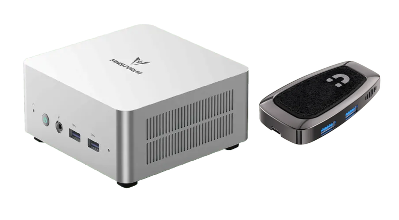 MINISFORUM Core i5 64GB DDR4 512GB SSD 1245 Mini PC + CAD 4-in-1 USB-C Hub