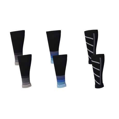 Calf Compression Sleeves for Men Women Football Leg Sleeve Running Pack 3 Image