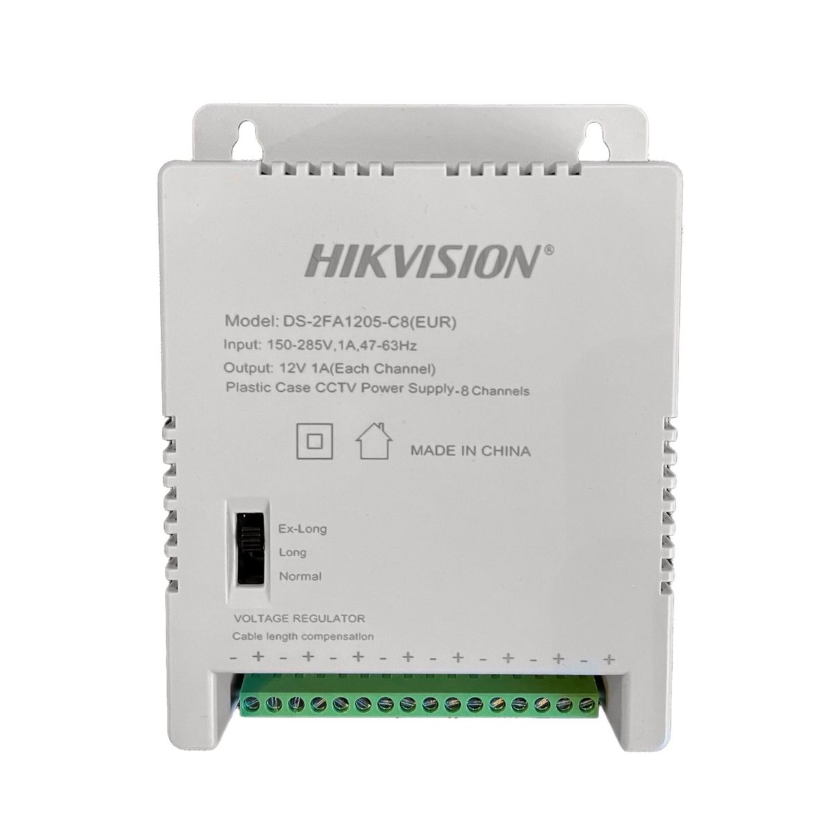 Hikvision 12 Volts 8 Channel CCTV Power Supply DS 2FA1205 C8 EUR 