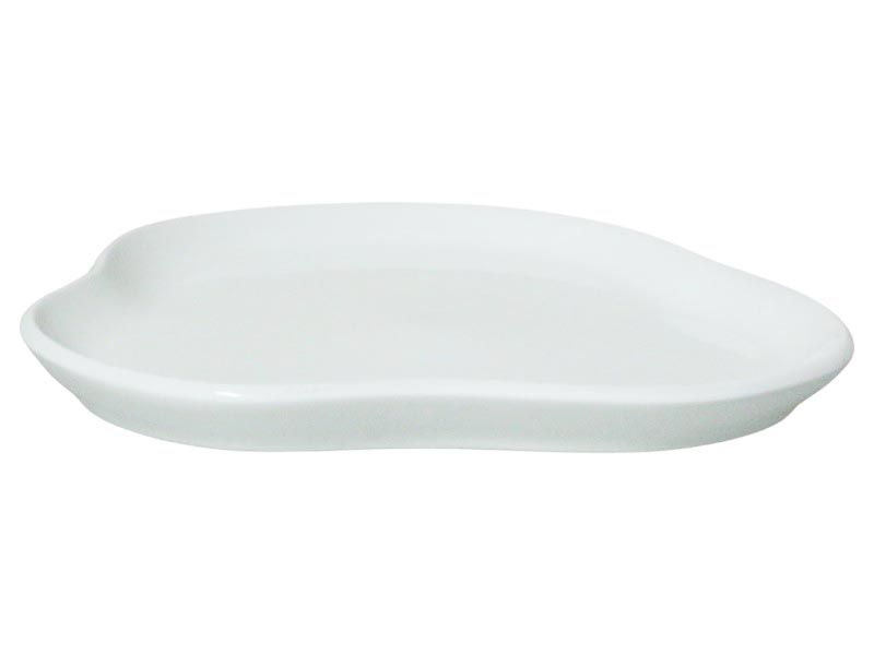 George &amp; Mason Nuvola Porcelain Organic Plate 22x21x1.5cm Small White