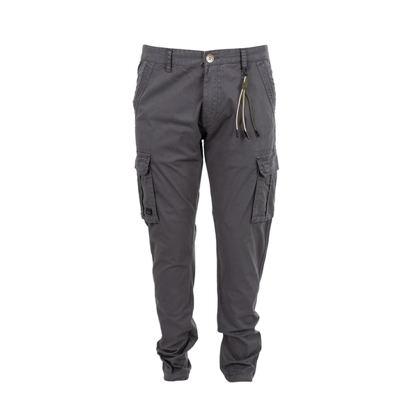 Lee Cooper Men's Long Cargo Pants - Bruno Charcoal