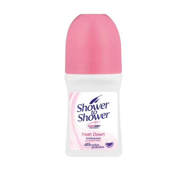 Shower To Shower Roll On Fresh Dawn (6 x 50ml)