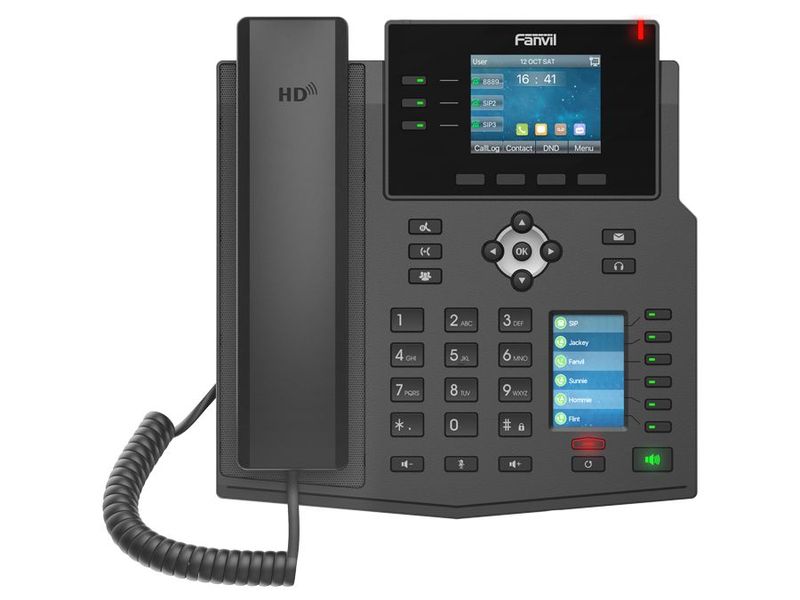 Fanvil Enterprise IP Phone 12SIP and 2.8" Color Screen (X4U)