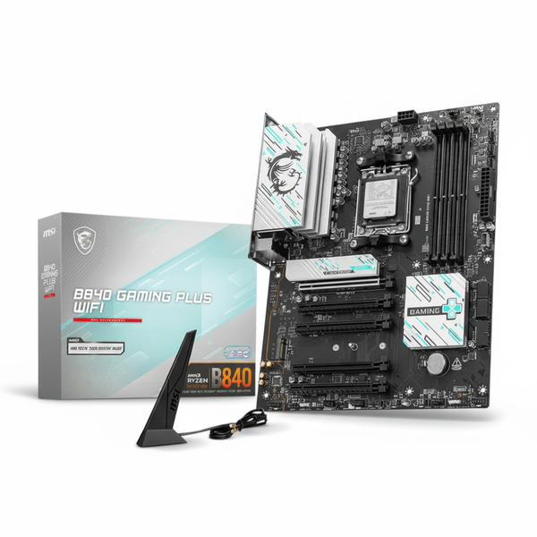 MSI B840 Gaming Plus AM5 ATX Motherboard with WiFi - DDR5 Support