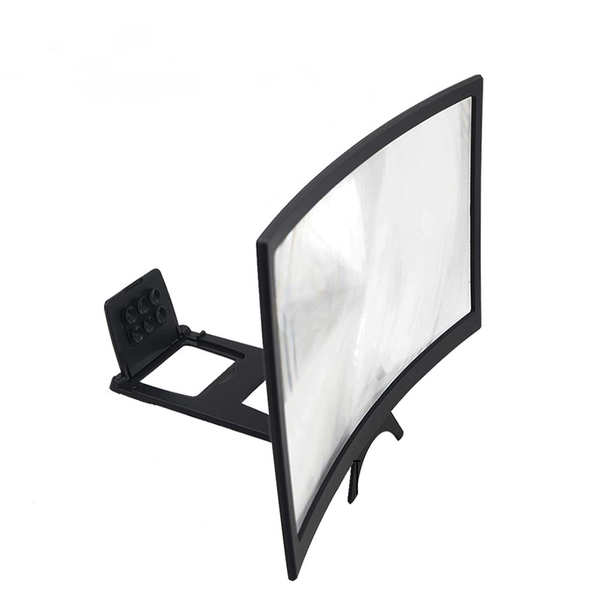 Folding Phone Screen Magnifier for Videos &amp; Movies Watching - Black