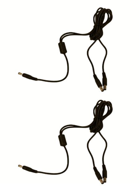 Multifunctional Male-2 Male Y Cable Splitter for Camera Modems UPS Rooter