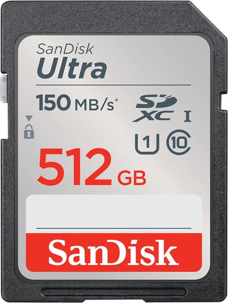 SanDisk Ultra SDHC UHS-I Card and SDXC UHS-I Card 512GB