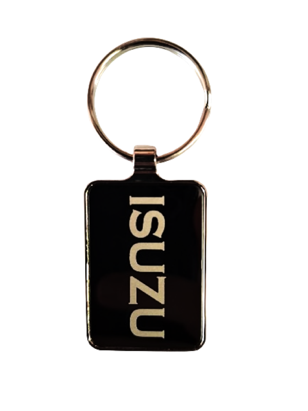 Isuzu Stainless Steel Tag Keyring