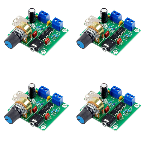Mini Power Amplifier Board 5W+5W Hifi 2-Channel Cm2038 5V Usb Supply