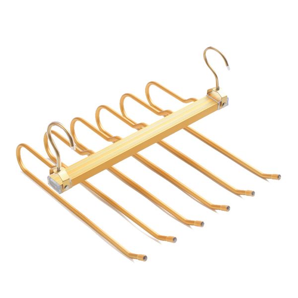 Metal Telescopic Folding Trouser Hanger, Space Saving Pants Holder