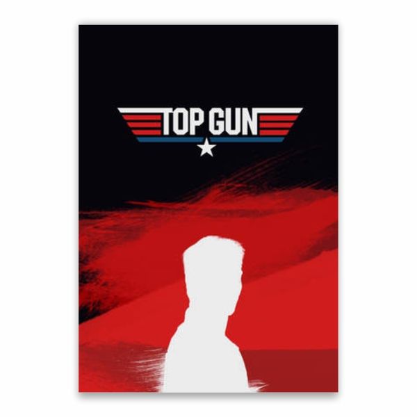 Top Gun Silhouette Poster - A1