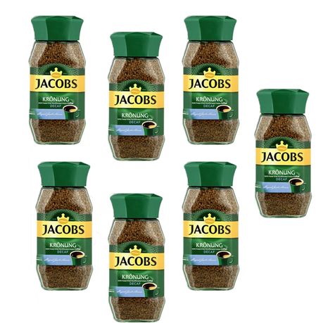 Jacobs Kronung Decaff Instant Coffee - 7 x 200g