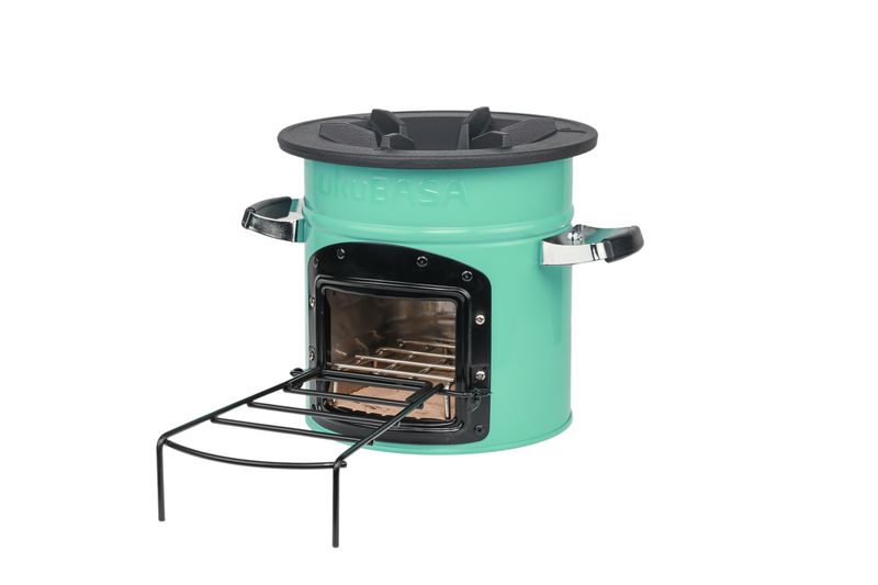 MIDI CAST IRON Powder-coated Wood Cooker