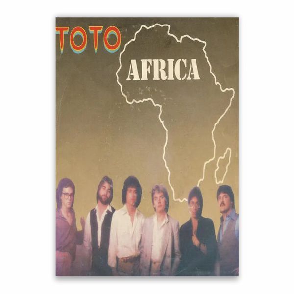 Toto Africa Song Poster - A1