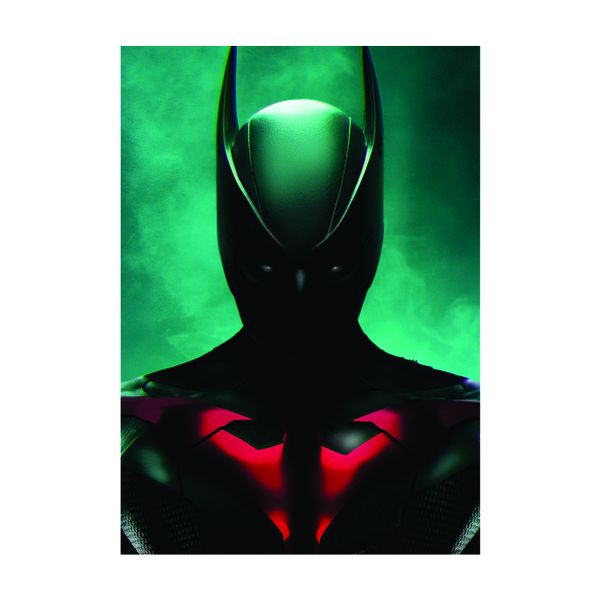 Black and Red Batman Blue - A1 Poster