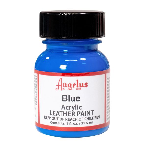 Angelus Acrylic Leather Paint - Blue 1oz