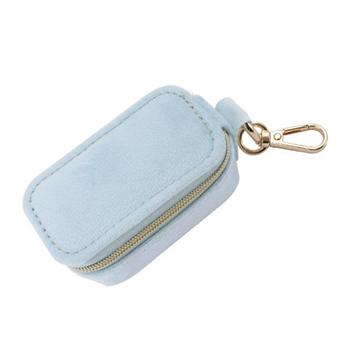 Mini Jewelry Case Organizer Rings Necklace Pocket Earrings Storage Box