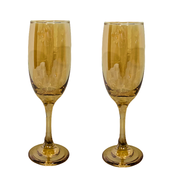 24 Pieces Gold Champagne Glass For Event