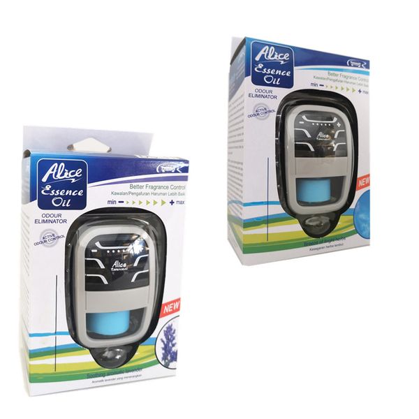 Car Air Refresher Odour Eliminator Pure Essential Oil - Pack of 2