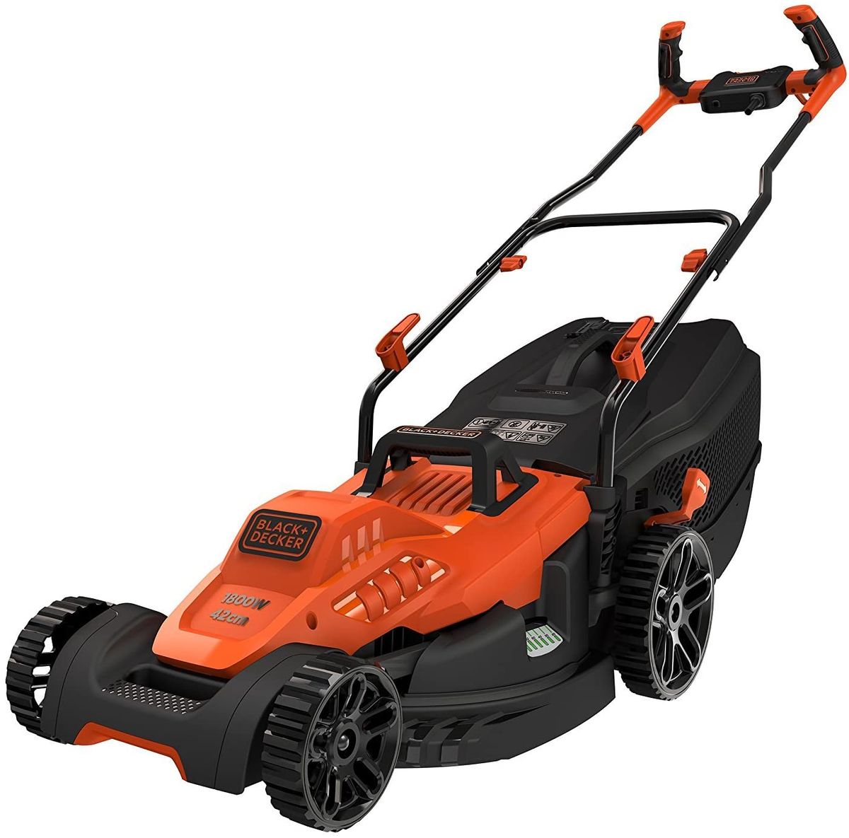 BLACK+DECKER 1800W Lawn Mower, 42 CM + Ergonomic Handle