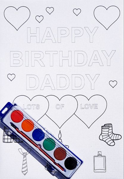 Father Birthday Day Gift / Card in One