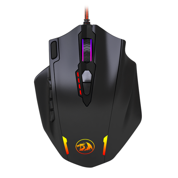 Redragon IMPACT 12400DPI MMO Gaming Mouse - Black