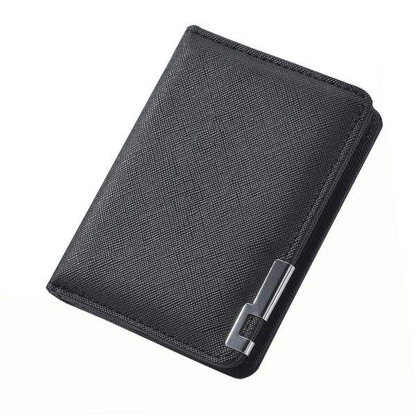 MEBUPOL Slim Mens Wallets, Carbon Fibre Leather Wallet for Men