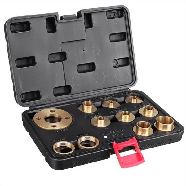 11 Pcs Woodworking Router Bushing Guide 10-30Mm Compatible with Universal