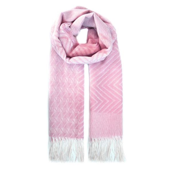 Lily &amp; Rose Luxuriously Soft Woven Scarf with Linear Pattern -LS71