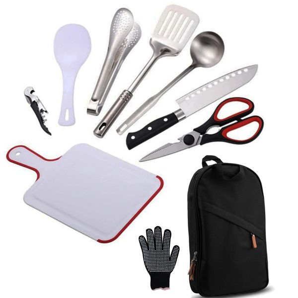 11 Piece Camping Kitchen Utensil Set