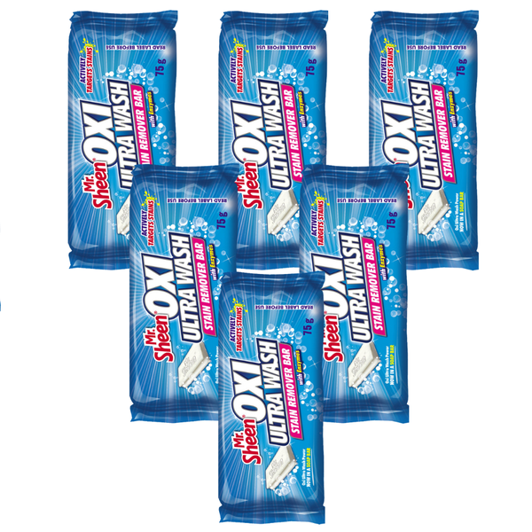 Mr Sheen Oxi Ultra Soap Bar 75G x 6