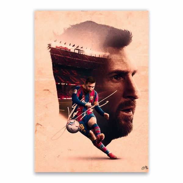 Messi Camp Nou Poster - A1