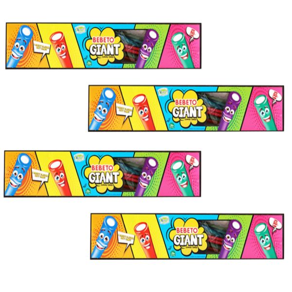 Bebeto Giant Fruity Cables - Pack of 4