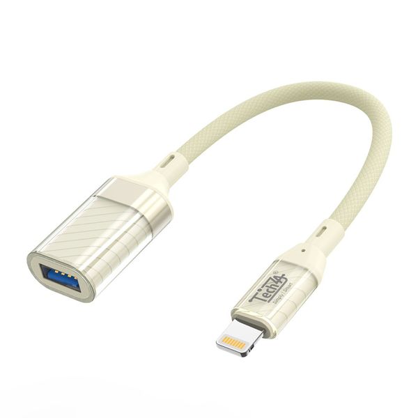 TechZA Lightning to USB OTG Adapter Cable - iPhone USB Flash Drive TZ-JT17